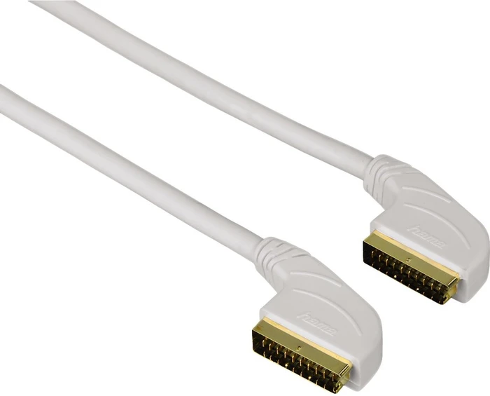 Hama SCART Kabel weiß vergoldet 1.5m