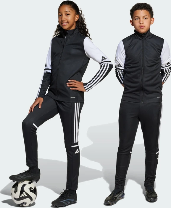 adidas Squadra 25 Trainingshose lang schwarz/weiß (Junior)