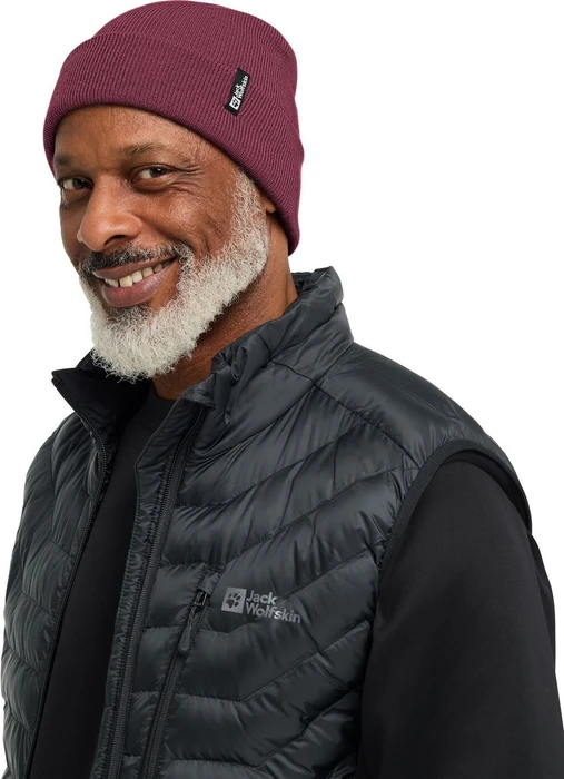 Jack Wolfskin Rib Beanie raisin
