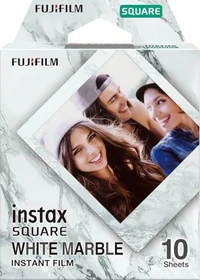 Fujifilm instax SQUARE Sofortbildfilm White Marble, 10 Aufnahmen