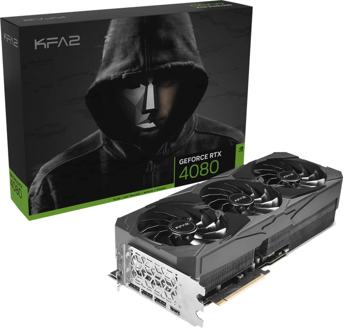 KFA2 GeForce RTX 4080 ST (1-Click OC), 16GB GDDR6X, HDMI, 3x DP