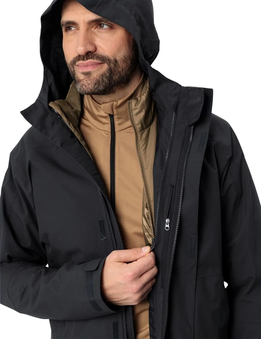 Vaude Neyland 3in1 Funktionsjacke black/oat (Herren)