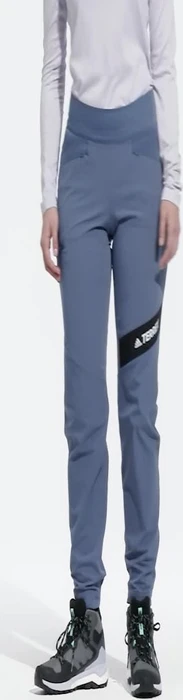 adidas Techrock Alpine Kletterhose lang wonder steel (Damen)