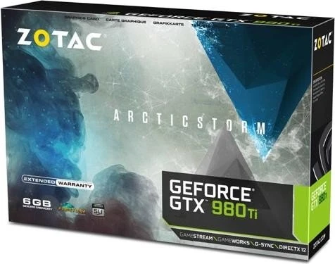 Zotac GeForce GTX 980 Ti ArcticStorm, 6GB GDDR5, DVI, HDMI, 3x DP