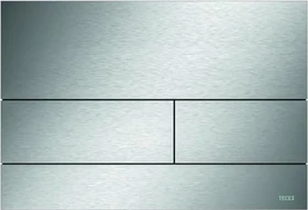 TECE TECEsquare WC-Betätigungsplatte Glas für Zweimengentechnik 220x150x11mm edelstahl gebürstet