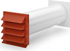 Naber K-Klima-R 150/150 Mauerkasten ziegelrot