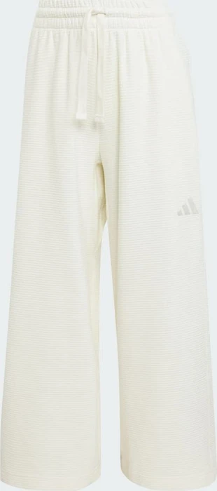 adidas ALL SZN Rib Wide Leg Trainingshose 7/8 off white (Damen)