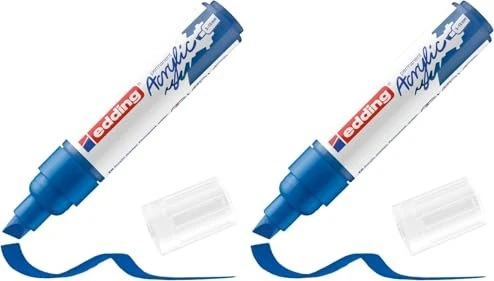 edding 5000 Acrylmarker breit enzianblau