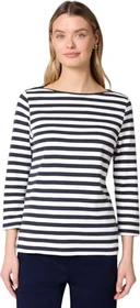 Street One Gestreiftes Shirt langarm shadowed navy (Damen)