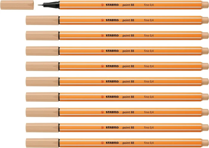 STABILO point 88 beige, 10er-Pack