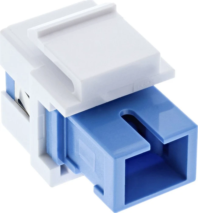 InLine Keystone Modul Fiber SC-Simplex/SC-Simplex Buchse, blau