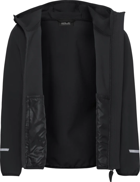Jack Wolfskin Fourwinds Funktionsjacke schwarz (Junior)