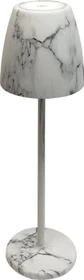 Megatron Tavola Premium LED Tischleuchte marmorweiß