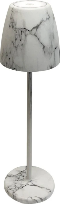 Megatron Tavola Premium LED Tischleuchte marmorweiß