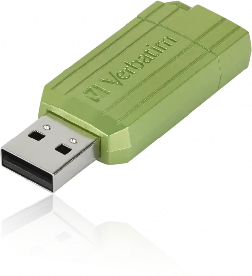 Verbatim Store 'n' Go PinStripe 64GB Eucalyptus Green, USB-A, USB 2.0
