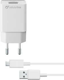Cellularline USB Charger Kit 5W Micro-USB Samsung weiß