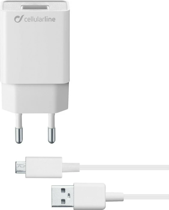 Cellularline USB Charger Kit 5W Micro-USB Samsung weiß