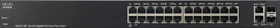 Cisco SG220 Rackmount Gigabit Smart Switch, 24x RJ-45, 2x RJ-45/SFP, 180W PoE+ (SG220-26P-K9)