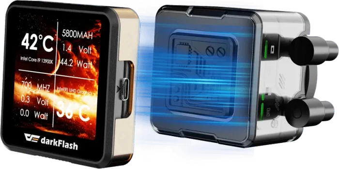 DarkFlash Explore DE240 Black, schwarz