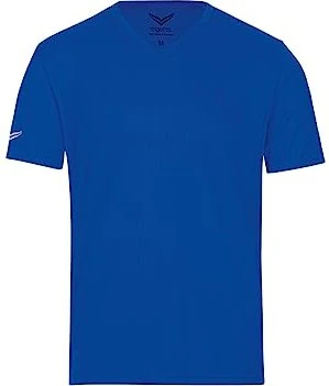 trigema V-Shirt Coolmax Funktionsshirt kurzarm royal