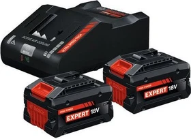Bosch Professional EXPERT EXBA18V-80 Starterset 18V, 8.0Ah, Li-Ionen, 2 Akkus