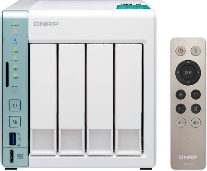 QNAP Turbo Station TS-451A-4G, 4GB RAM, 2x RJ-45 1000Base-T, 3x USB 3.0