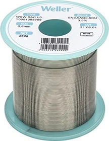 Weller WSW SAC L0 Lötzinn 0.8mm, 250g