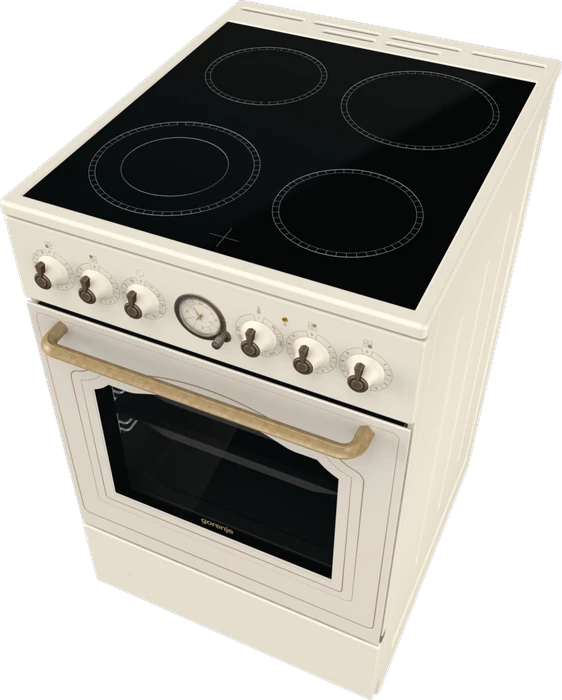 Gorenje GECS5B70CLI Elektroherd mit Glaskeramik-Kochfeld