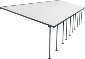 Palram Canopia Feria Terrassenüberdachung 1457x385cm grau
