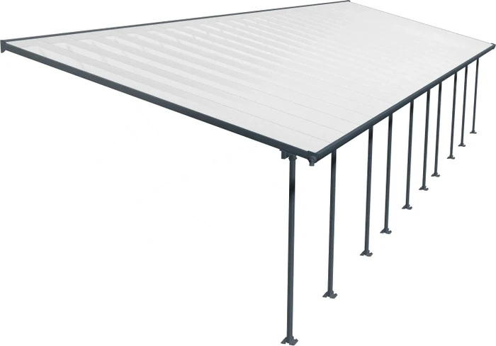 Palram Canopia Feria Terrassenüberdachung 1457x385cm grau