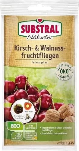 Evergreen Garden Care Substral Naturen Bio Kirschfruchtfliegenfalle, 3 Stück