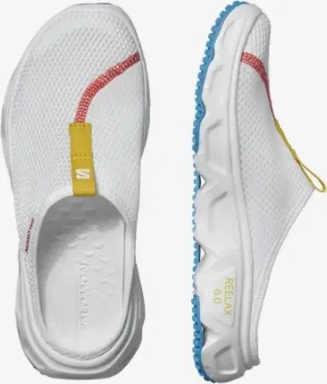 Salomon Reelax Slide 6.0 white/transcend blue/lemon (Damen)