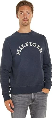 Tommy Hilfiger Hilfiger Monotype Logo Sweatshirt desert sky/heather (Herren)
