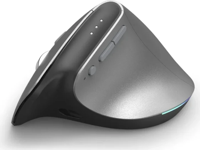 Hama EWM-700R Ergonomic Vertical Mouse, grau/schwarz, USB/Bluetooth