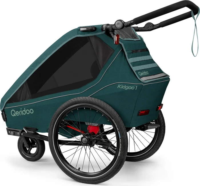 Qeridoo Kidgoo 1 Fahrradanhänger pacific blue (Modell 2026)