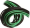 CableMod C-Series ModFlex Essentials Cable Kit, AXi, HXi, RM, schwarz/grün Vorschaubild