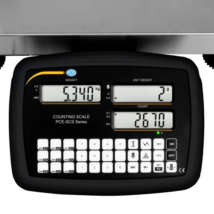 PCE Instruments PCE-SCS 30, Plattformwaage, 30kg, 2g (PCE-SCS 30) – Bild 3 von 4