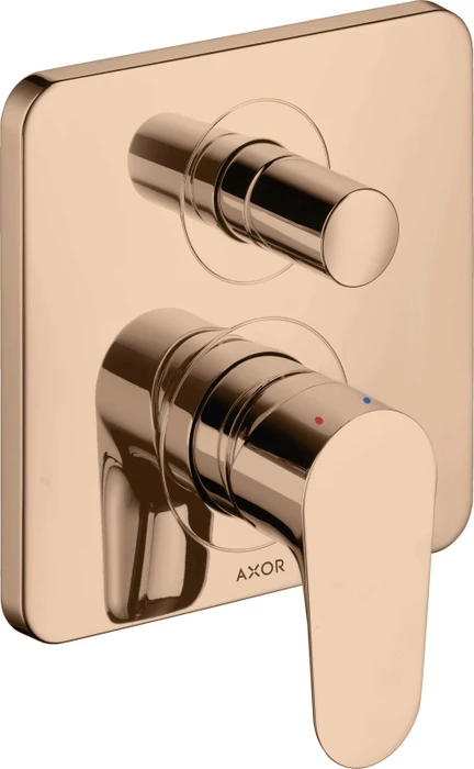 Hansgrohe Axor Citterio M Wannenmischerarmatur mit Sicherung polished red gold