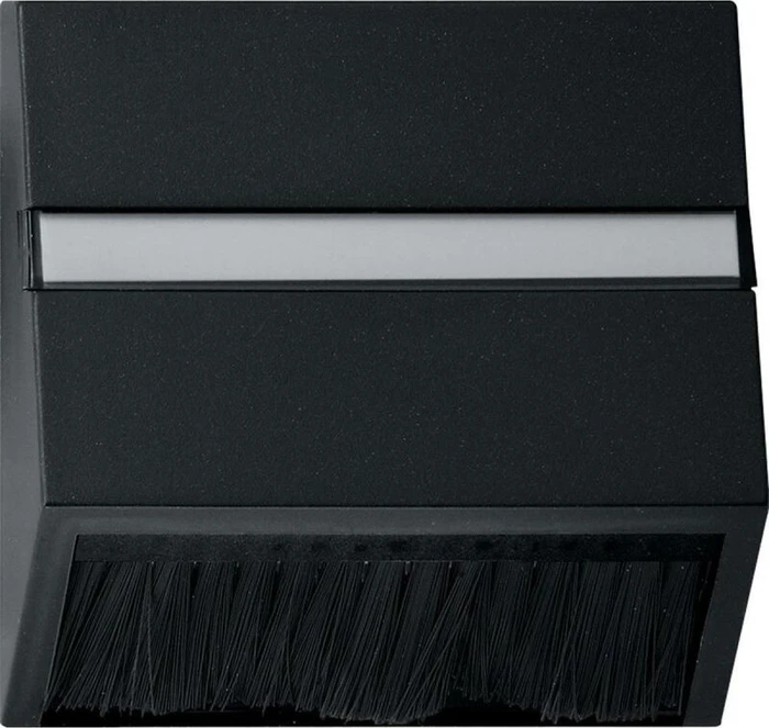 Gira Abdeckhaube steckbar mit Adapterrahmen, schwarz matt