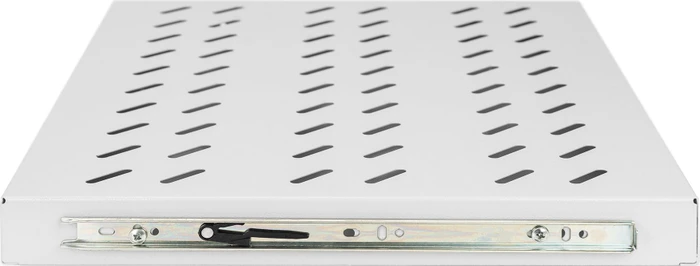 Digitus ausziehbarer Fachboden für Netzwerk- und Serverschränke, 19", hellgrau, 600mm Einbautiefe, 1HE