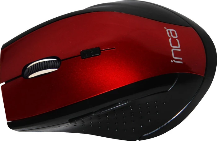 Inca IWM-500GLK Wireless Mouse rot/schwarz, USB