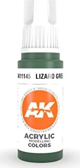 AK-Interactive 3rd Gen Acrylic Colors Acrylic Modelling Colors lizard green, 17ml
