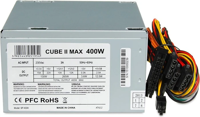 iBox Cube II Max 400W, ATX 2.2