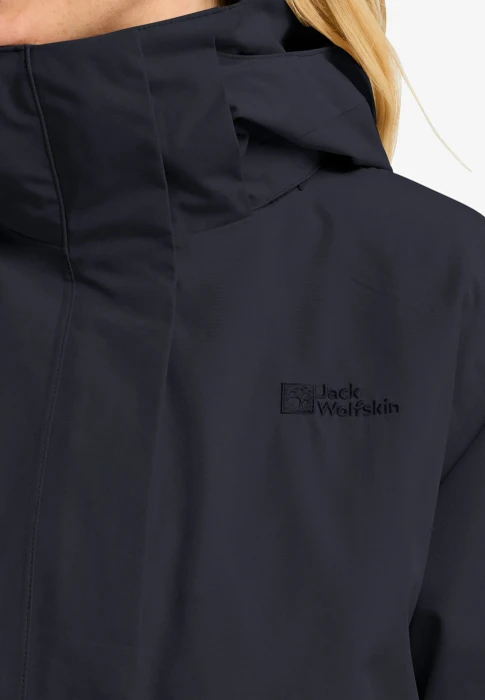 Jack Wolfskin Baylight 3in1 Funktionsmantel dark navy (Damen)
