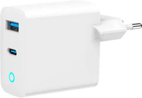 Gembird 2-Port GaN USB-Schnellladegerät 65W weiß