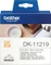 Brother Endlosetiketten DK-11219 rund, 12mm, weiß, 1er-Pack (1200 Etiketten) Vorschaubild