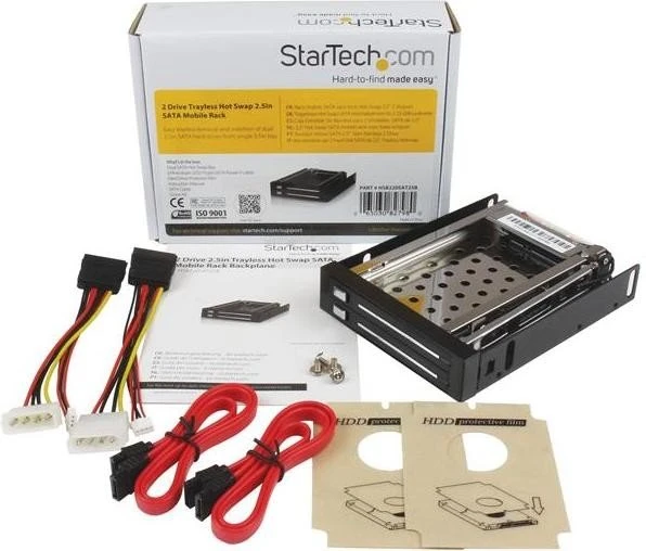 StarTech HSB220SAT25B, 3.5" Wechselrahmen auf 2x 2.5" SATA