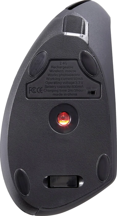 Renkforce RF-WM-322 vertikale Funkmaus schwarz, USB