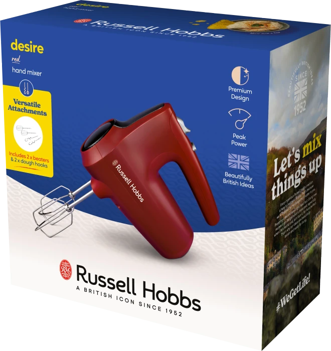 Russell Hobbs Desire Handmixer rot