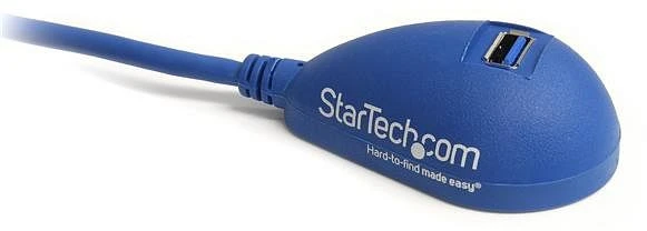 StarTech USB 3.0 Docking Cable Verlängerungskabel, USB-A [Stecker] auf USB-A [Buchse], 1.5m blau